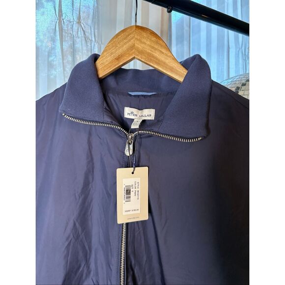 NWT Peter Millar Blue Full Zip Jacket - Picture 2 of 5